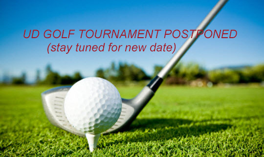 UD Golf Tournament Postponed
